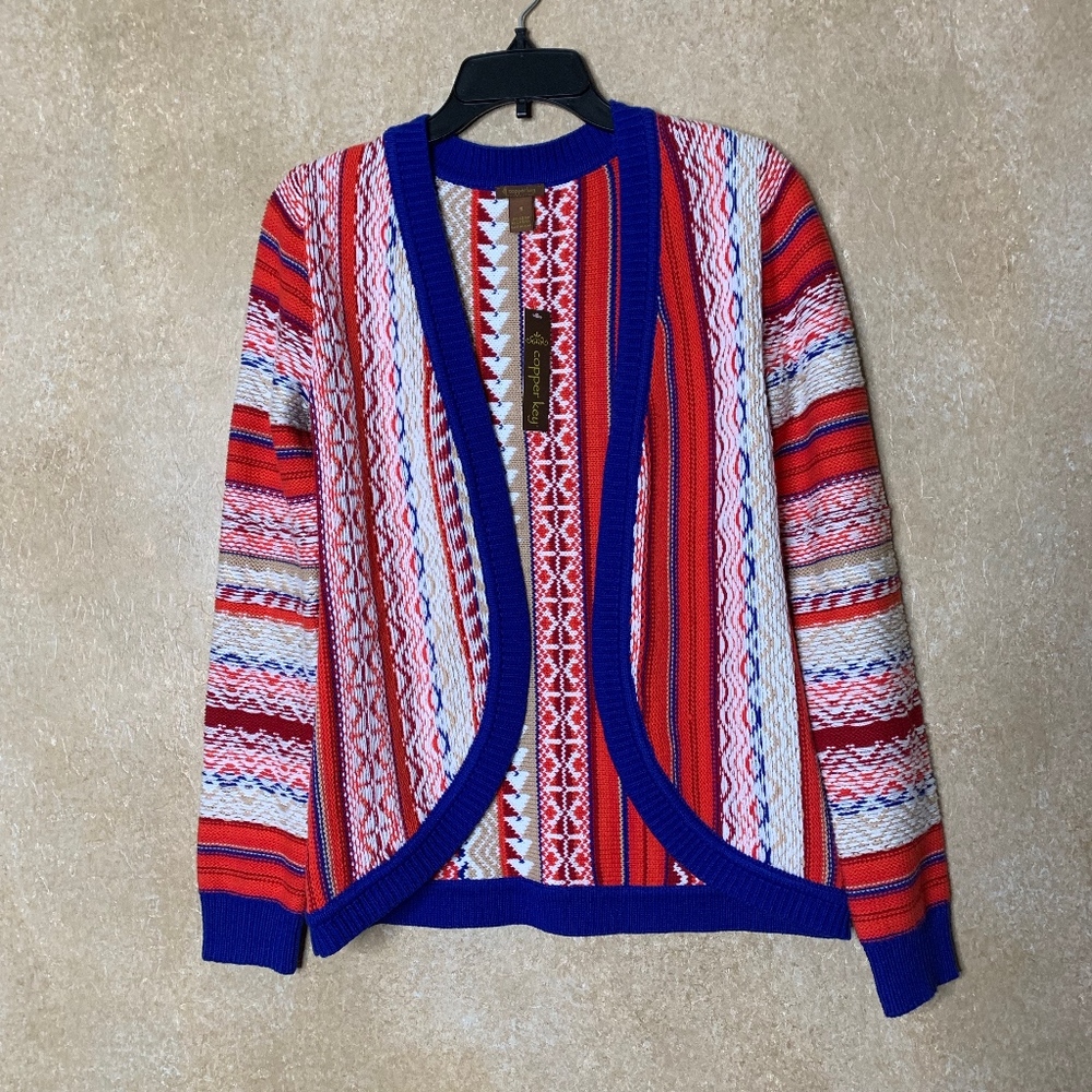 NEW Copper Key | Tribal Print Cardigan size S